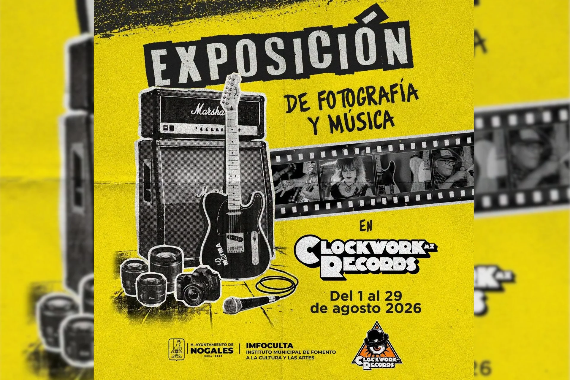 Arte, fotografía y rock se unen en encuentro cultural durante agosto en Nogales