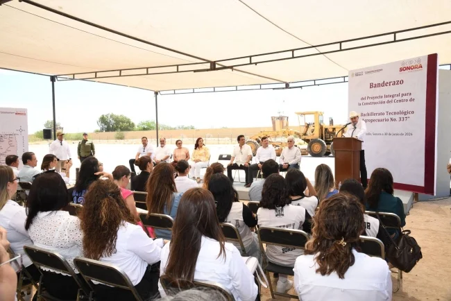 Alfonso Durazo impulsa nuevo CBTA 337 con inversión de 50 millones de pesos en Hermosillo