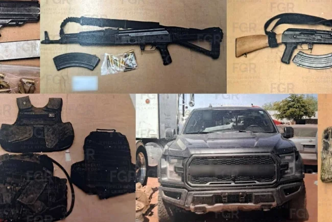 Sentencian a seis detenidos con arsenal asegurado en playa El Desemboque, Caborca