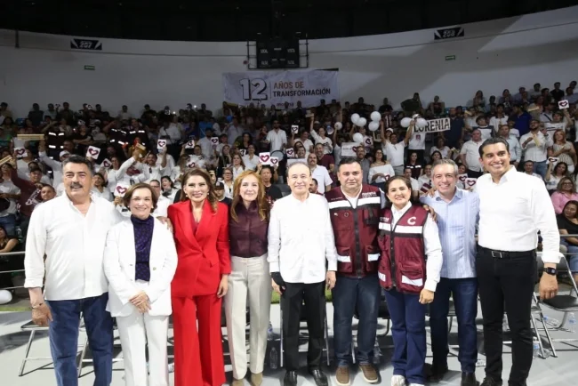 Morena celebra 12 años como vehículo de las aspiraciones del pueblo: Valles