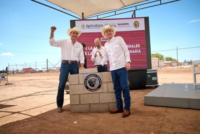 Fortalecen Durazo y Sheinbaum la capacidad de cuarentenaria ganadera de Agua Prieta