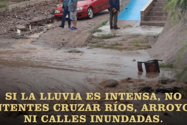 CEPC refuerza recomendaciones para prevenir accidentes durante las lluvias en Sonora