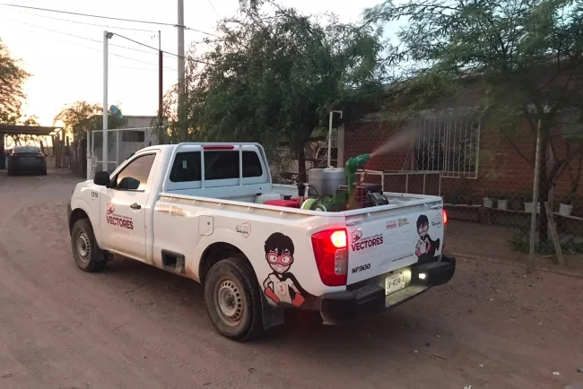 Lluvias elevan riesgo de dengue; Salud despliega operativo de fumigación en Nogales