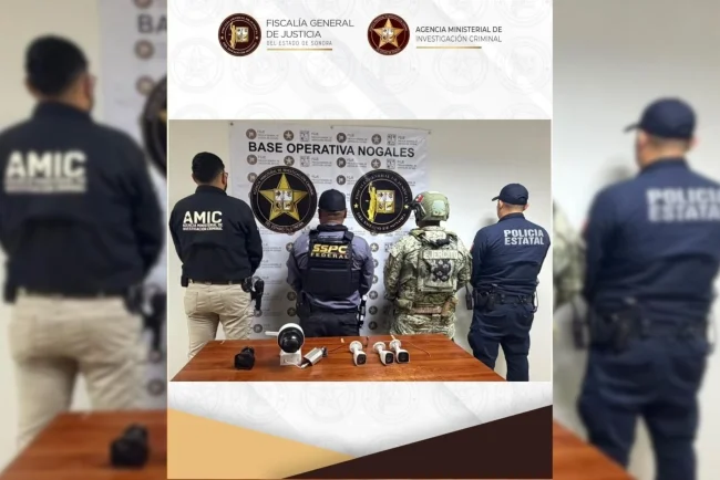 Aseguran cámaras de videovigilancia clandestinas en colonias de Nogales