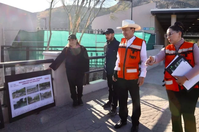 Impulsan expansión de La Sauceda; proyectan mirador turístico y nuevos espacios recreativos