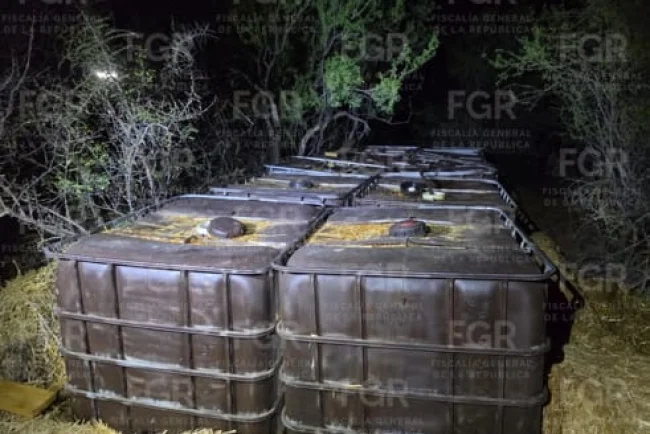 Aseguran ocho mil litros de hidrocarburo tras detectar toma clandestina en Sonora