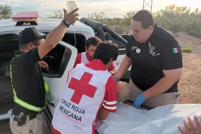 Protección Civil Sonora encuentra sano y con vida a hombre desaparecido en Altar