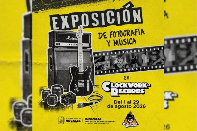 Arte, fotografía y rock se unen en encuentro cultural durante agosto en Nogales