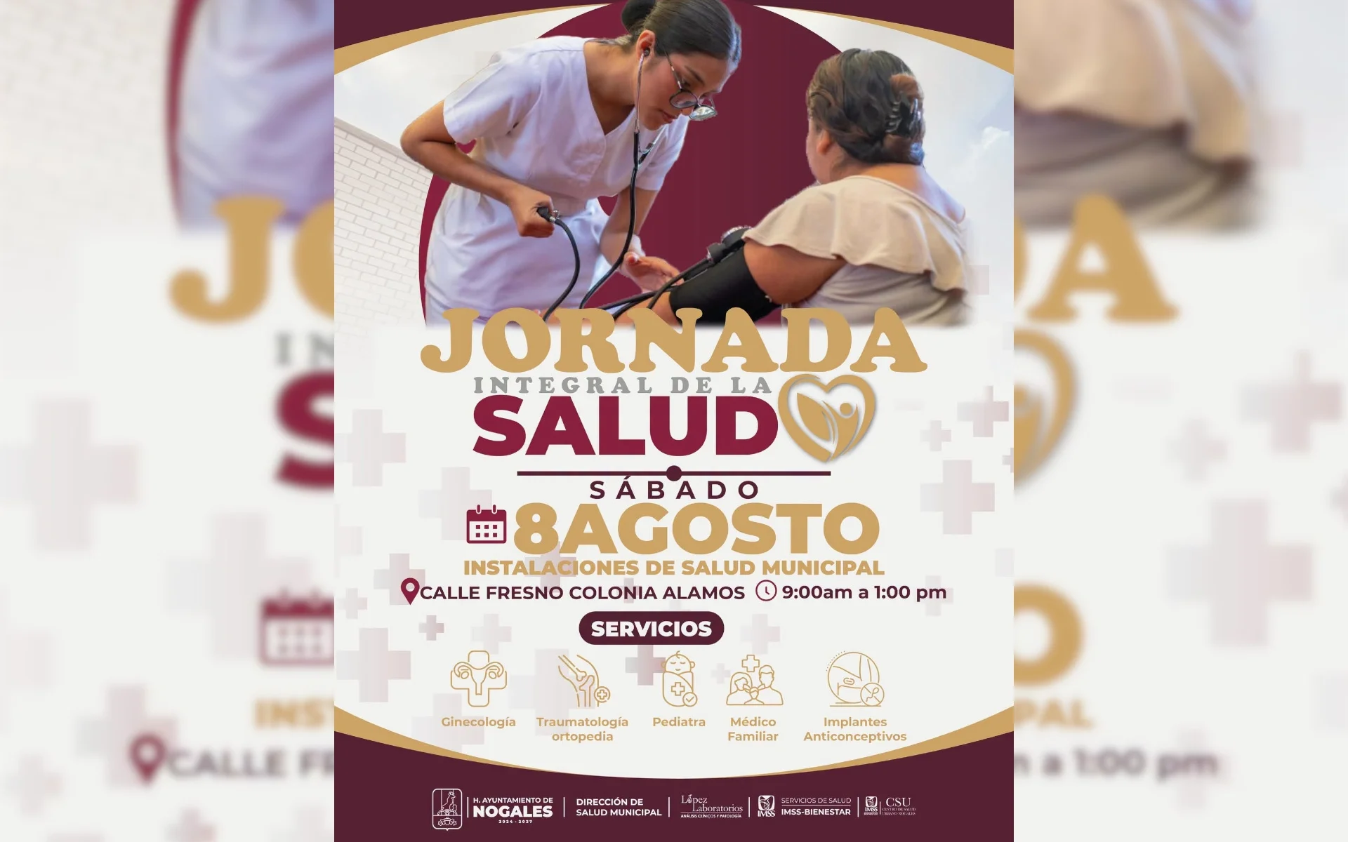 Llaman a fortalecer la prevención con jornada gratuita de salud en Nogales
