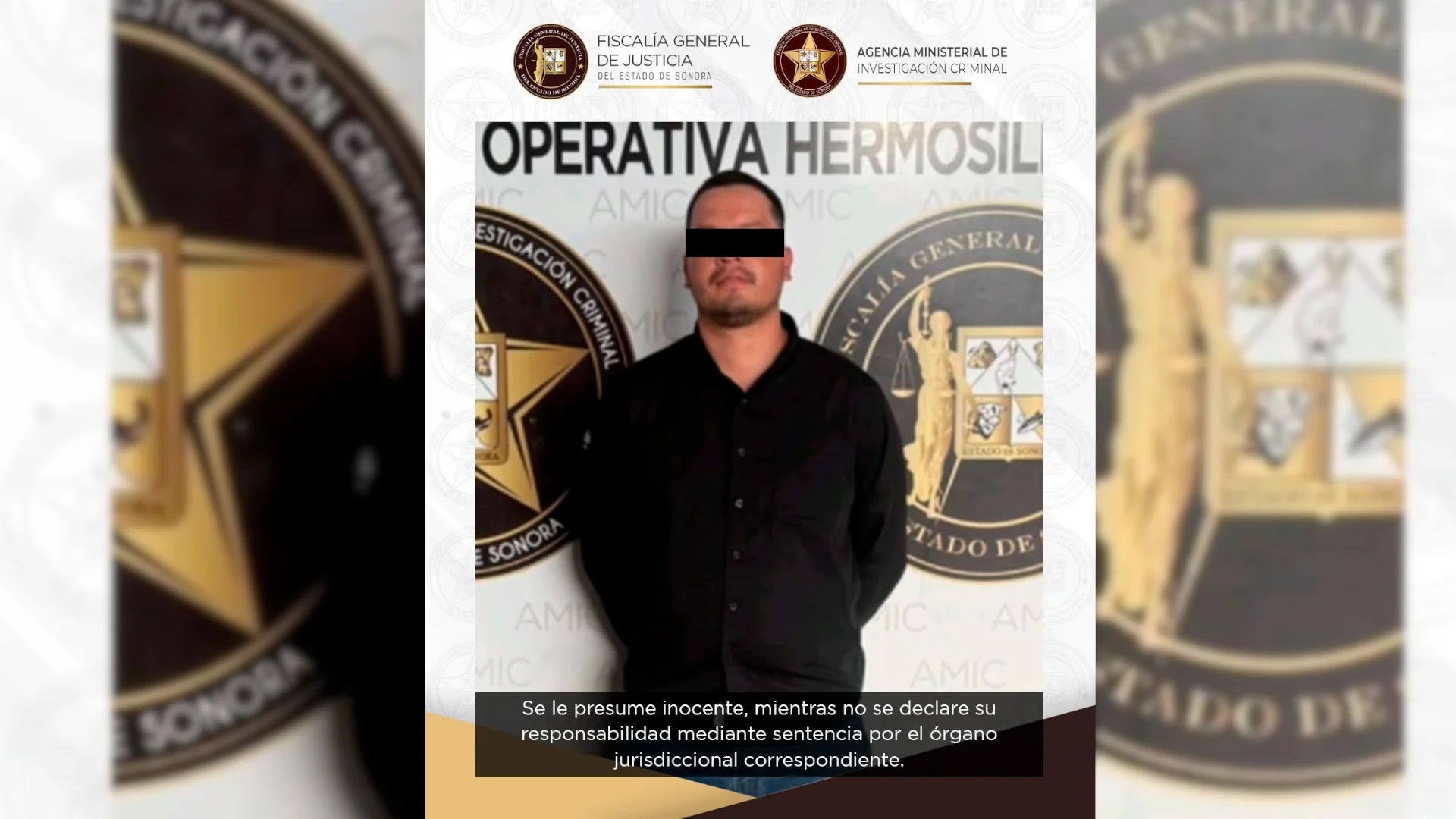AMIC captura a presunto agresor que intentó ejecutar a un hombre en Nogales