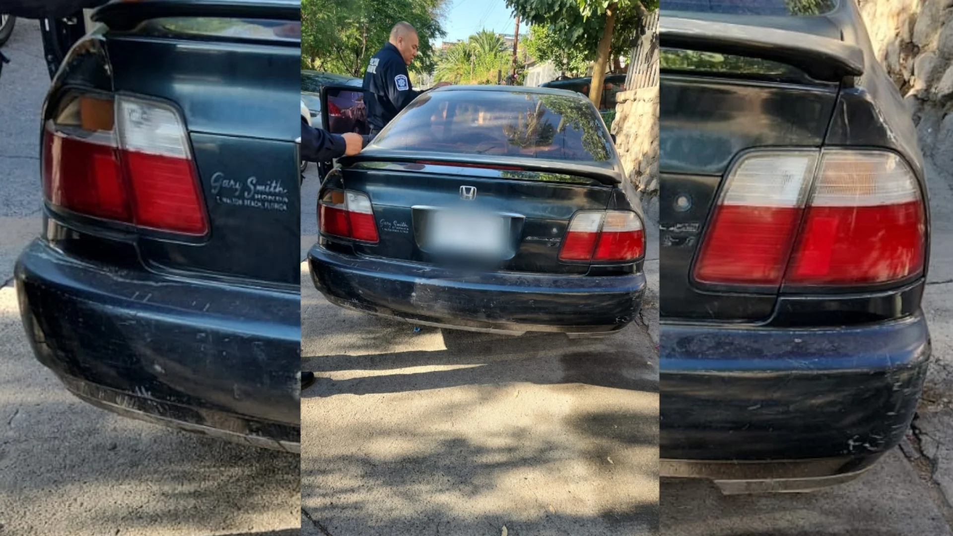 Localizan en Fundo Legal automóvil robado y lo entregan a su propietaria