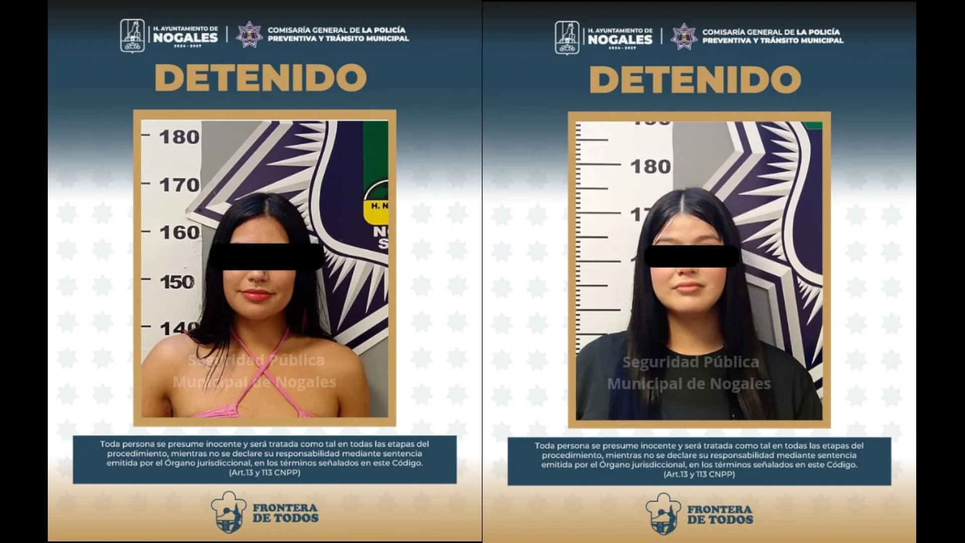 Infracción de tránsito termina con dos detenidas por posesión de marihuana