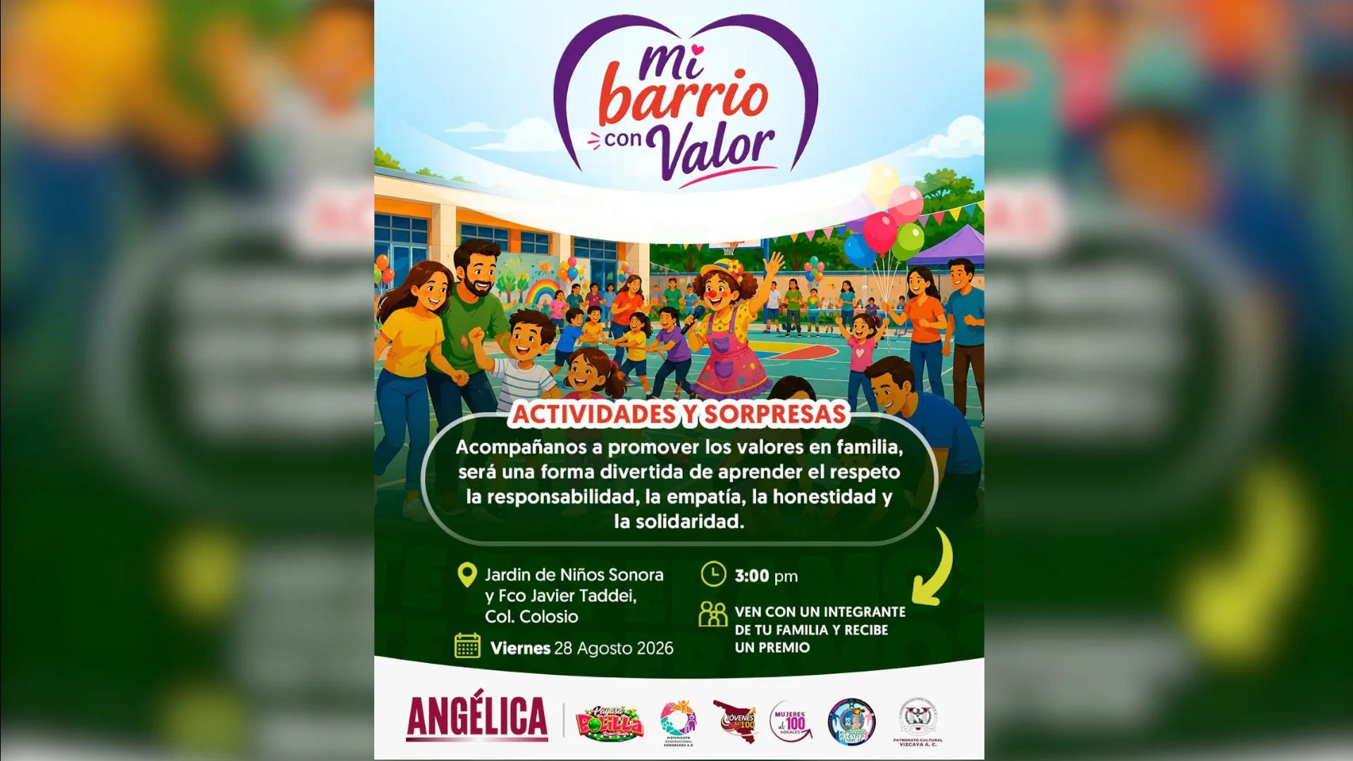 Angélica Burgos llevará “Mi Barrio con Valor” a la colonia Colosio