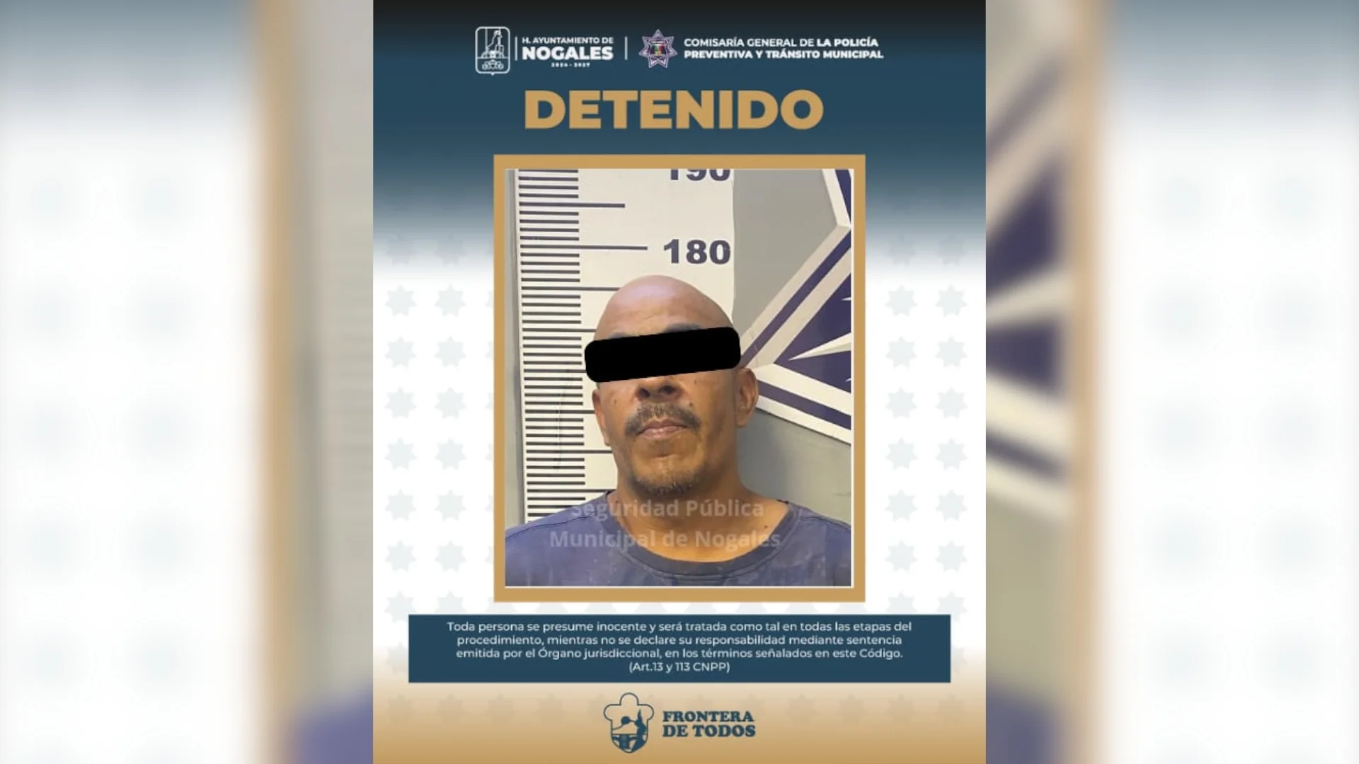 Detienen a hombre tras amenazar a su madre y hermano con incendiar su vivienda