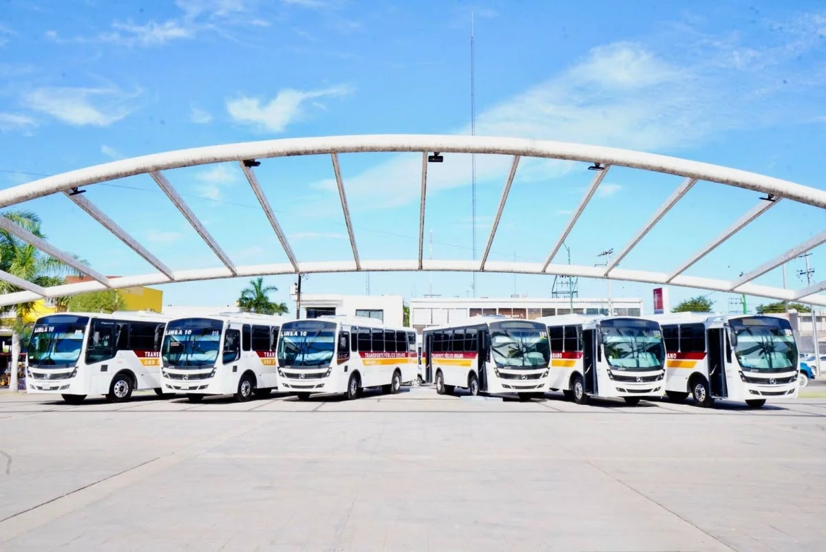 Modernizan transporte urbano de Ciudad Obregón con siete nuevas unidades