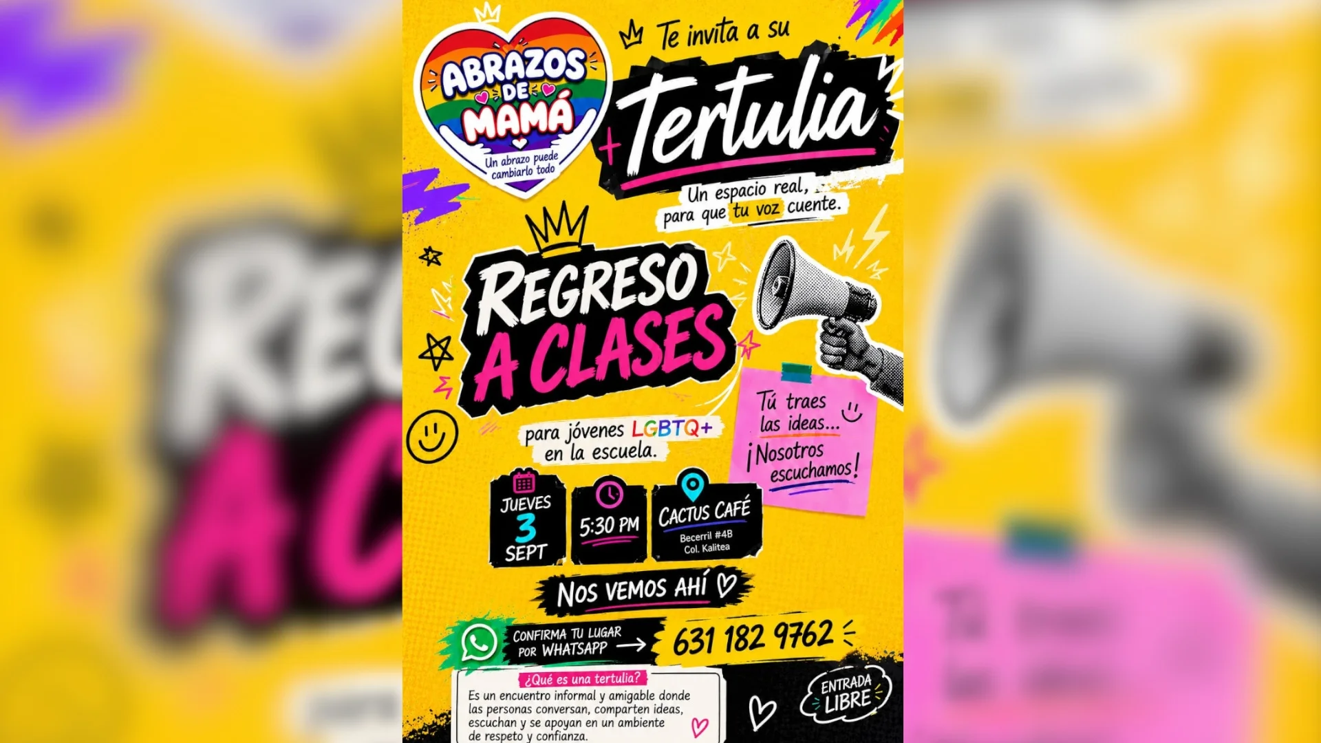 Abrazos de Mamá impulsa espacio de apoyo para jóvenes LGBTQ+ y sus familias en Nogales