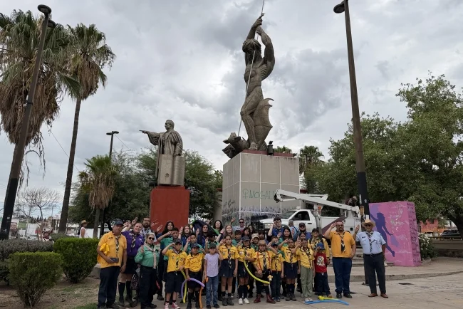 Scouts de Nogales celebran su legado con homenaje al "Mono Bichi"