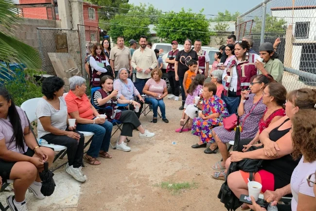 Julia Huerta arranca asambleas y visitas casa por casa para promover la Cuarta Transformación
