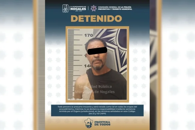 Sujeto armado con un tanque de gas amenaza a familia y policías; es arrestado en Pueblo Nuevo
