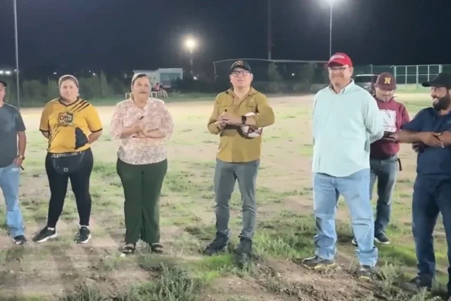 Iluminación del campo Bicentenario fortalece la práctica deportiva en Nogales