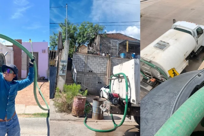 Mantiene OOMAPAS reparto de agua en pipas para familias de Las Pitayas
