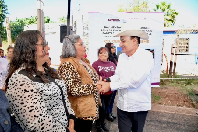 Con más de 11 mil mdp, Durazo impulsa obras, vivienda, becas y seguridad para Cajeme