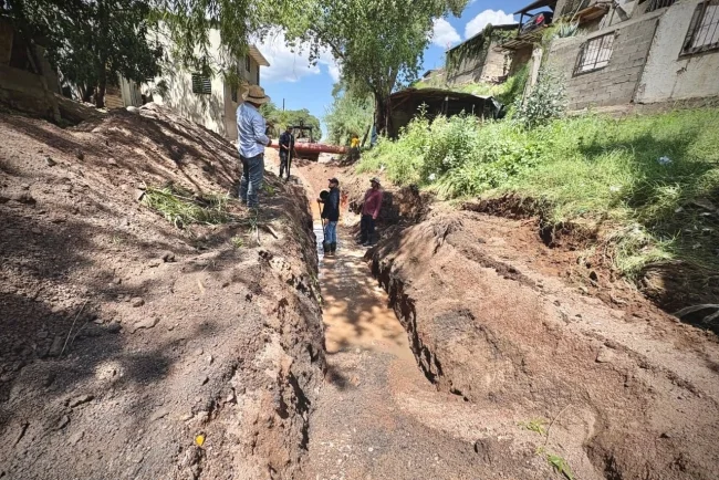 Supervisa Juan Gim Nogales última etapa de rehabilitación sanitaria en el Arroyo Los Nogales