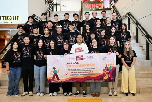 Entre emoción y sueños, 30 jóvenes sonorenses emprenden viaje de 10 meses a Taiwán