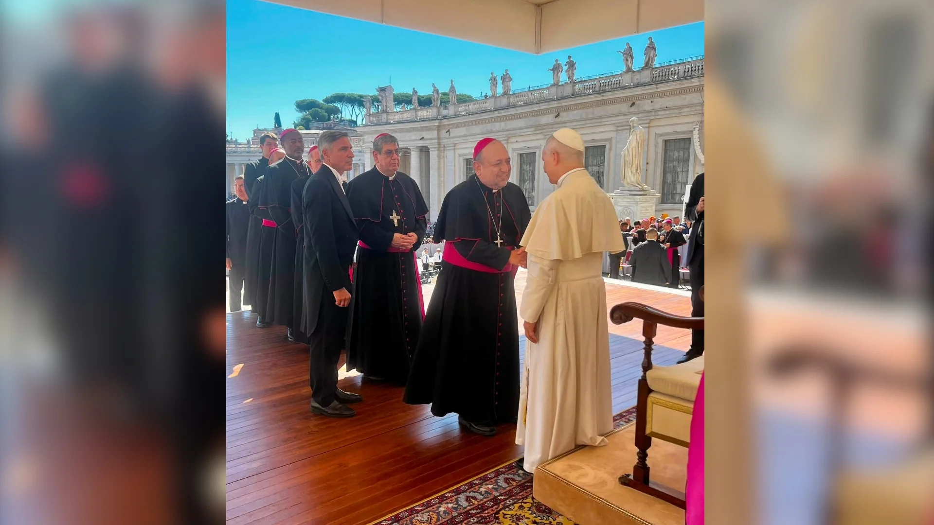 Obispo de Nogales se reúne con el Papa en el Vaticano