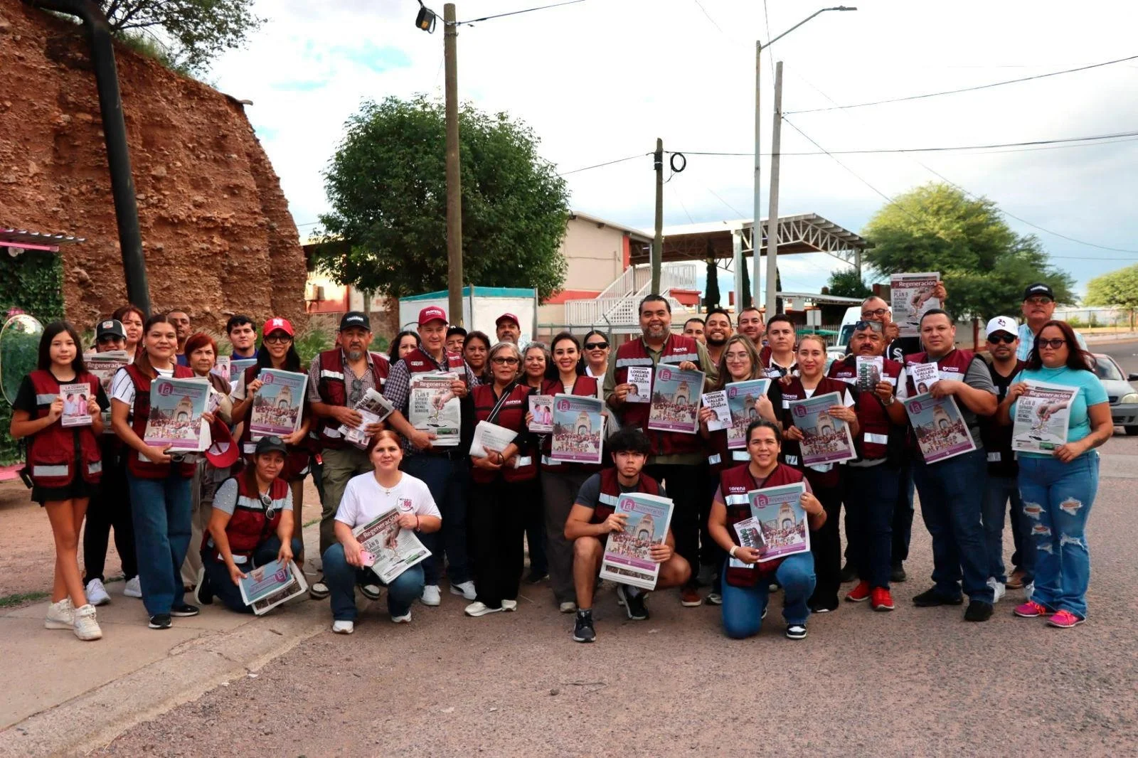 Angélica Burgos destaca unidad de Morena y trabajo en colonias de Nogales