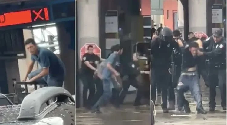 Identifican a hombre detenido tras provocar movilización en garita de Nogales