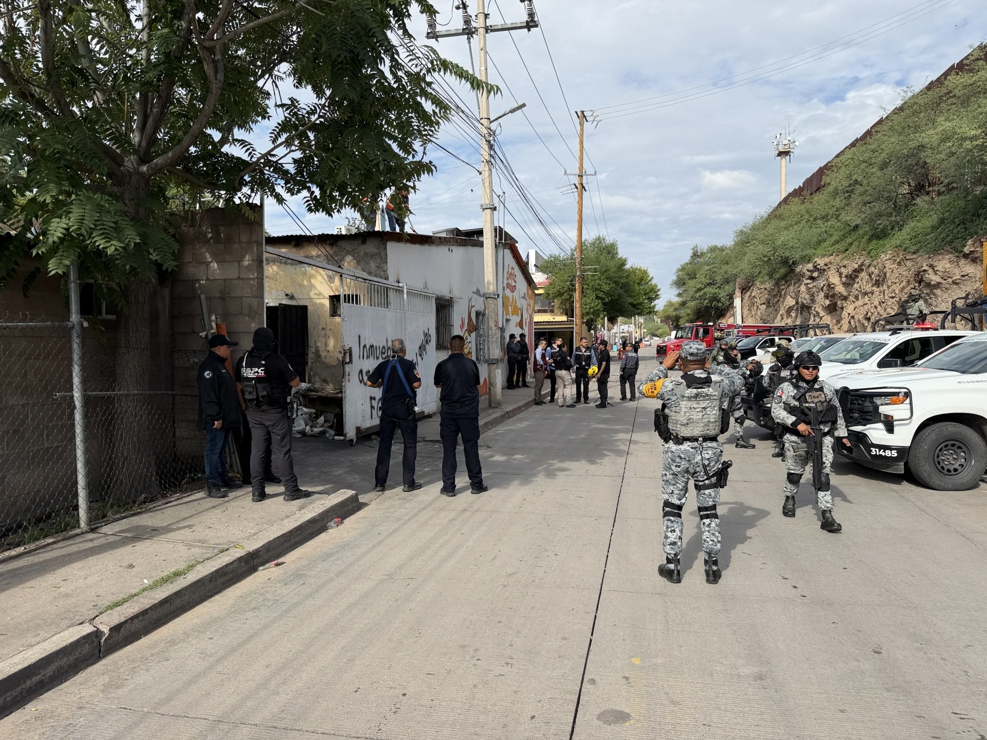Alistan demolición de inmueble donde fue localizado un túnel en Nogales
