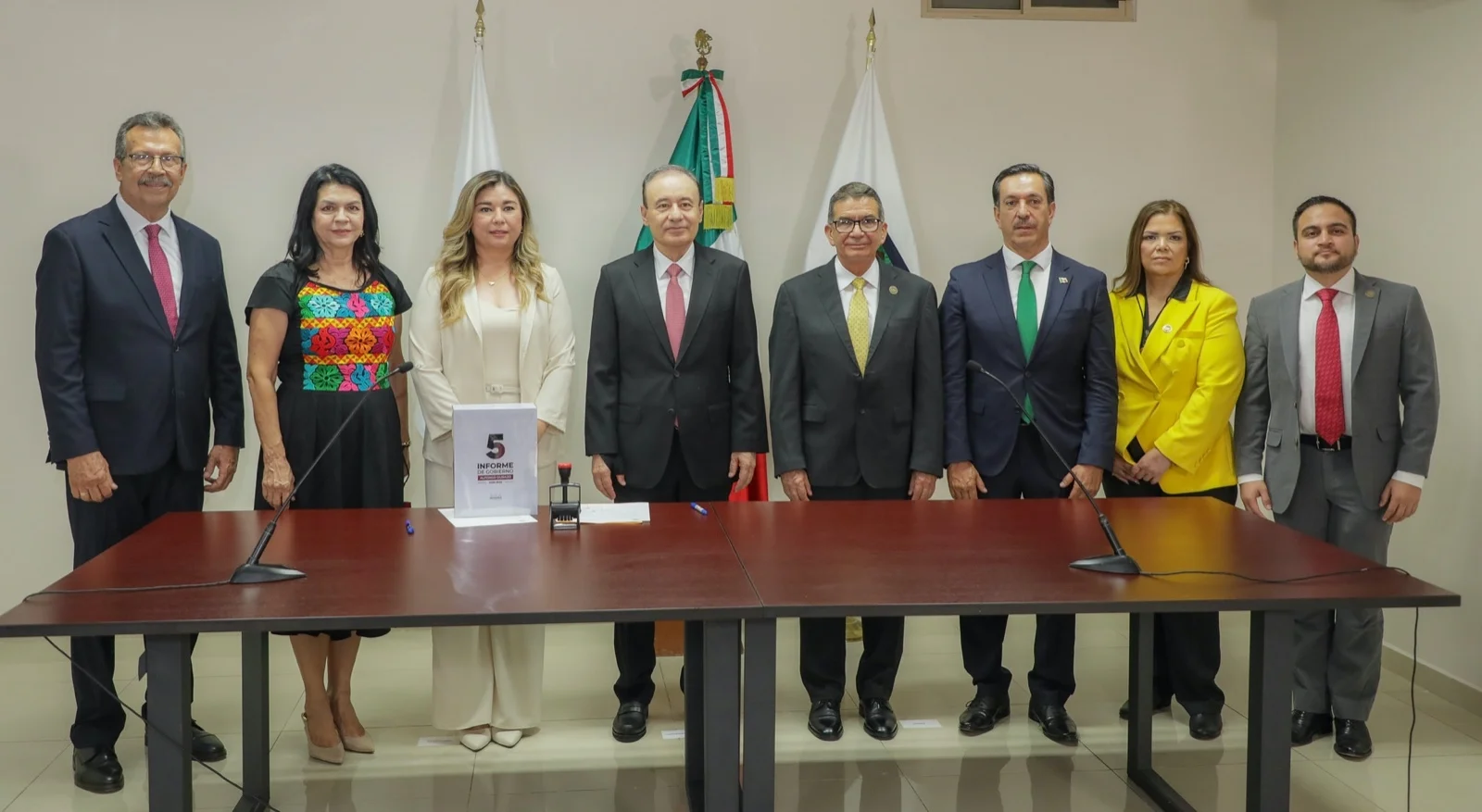 Congreso de Sonora recibe quinto informe de la administración de Alfonso Durazo