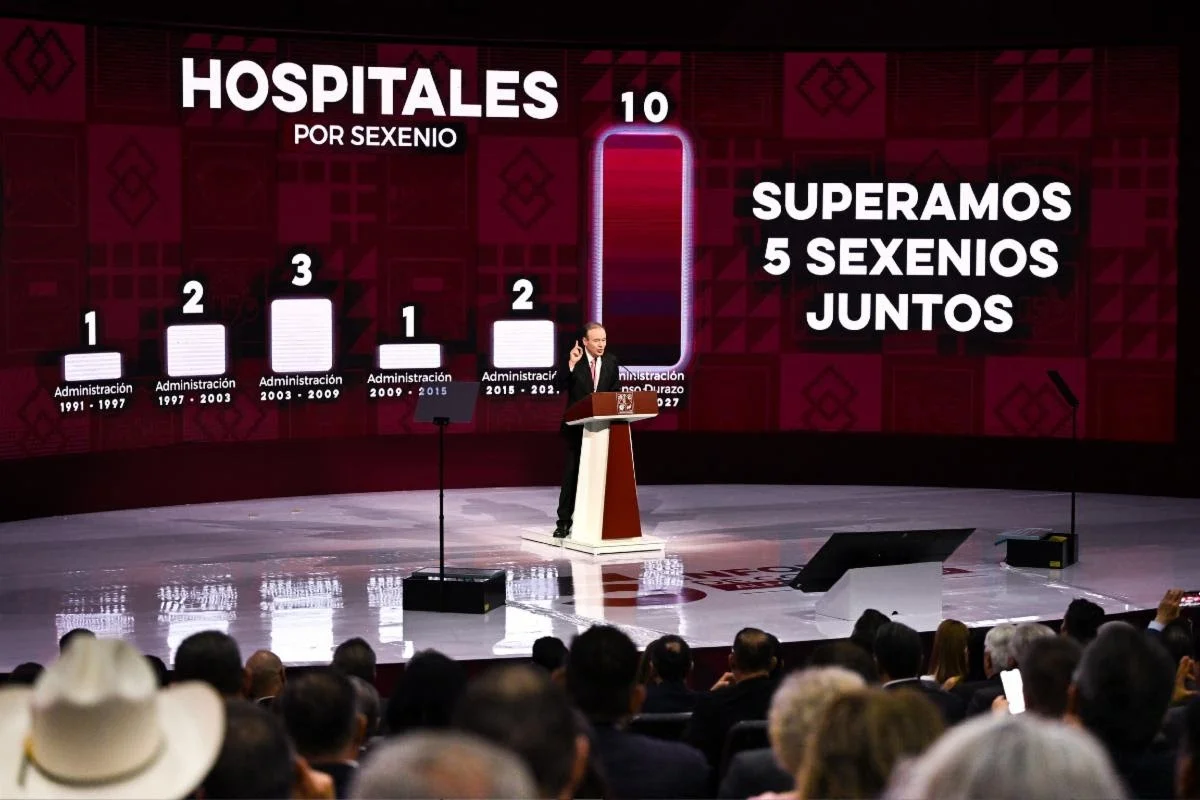 Alfonso Durazo destaca avances en seguridad, vivienda, salud y educación durante su quinto año de gobierno