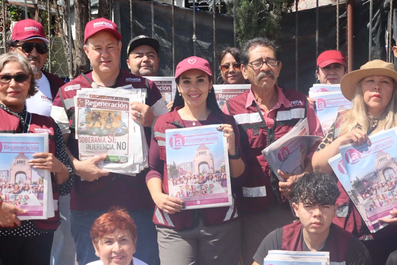 Angélica Burgos destaca trabajo de brigadas de Morena en colonias de Nogales