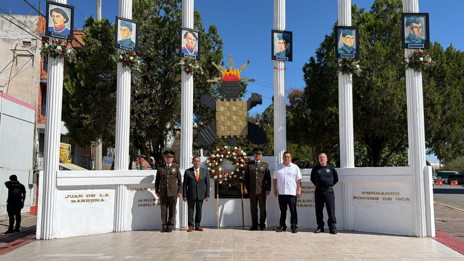 Conmemoran en Nogales la gesta de los Niños Héroes de Chapultepec