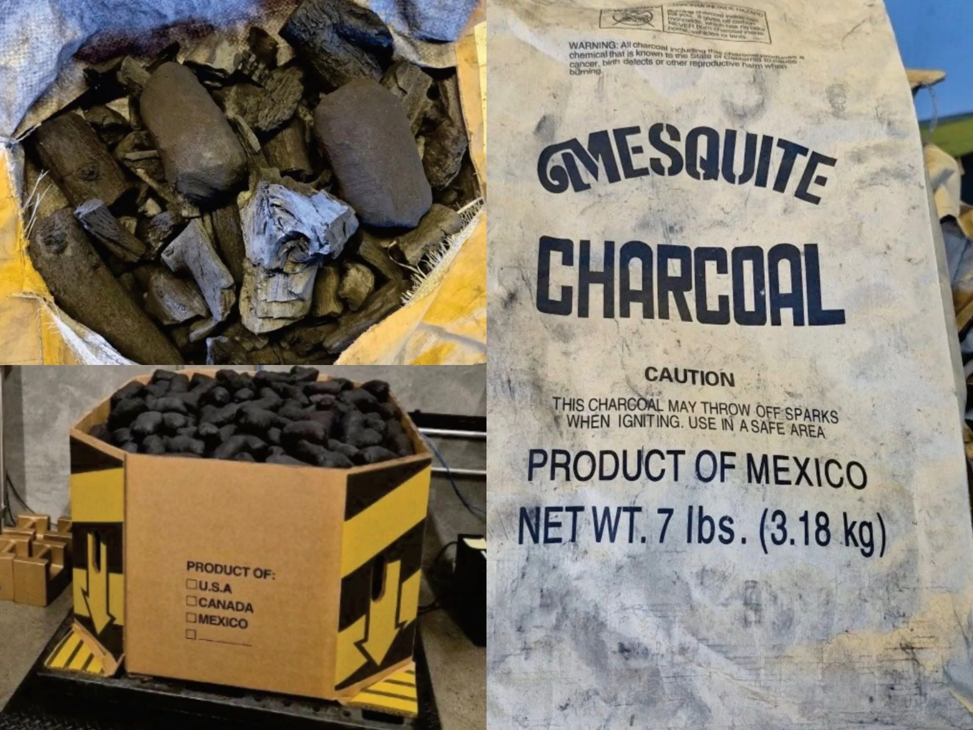 CBP decomisa 276 kilos de metanfetamina ocultos entre costales de carbón en Nogales