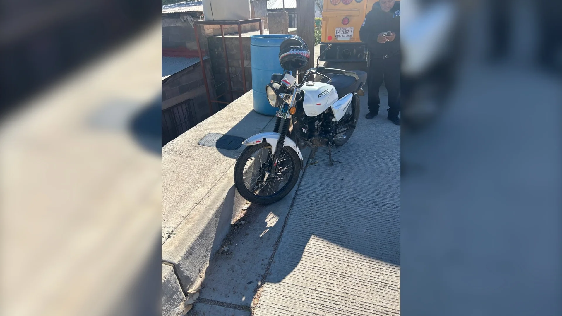 Policía Municipal recupera motocicleta con reporte de robo en la Empalme Nogales