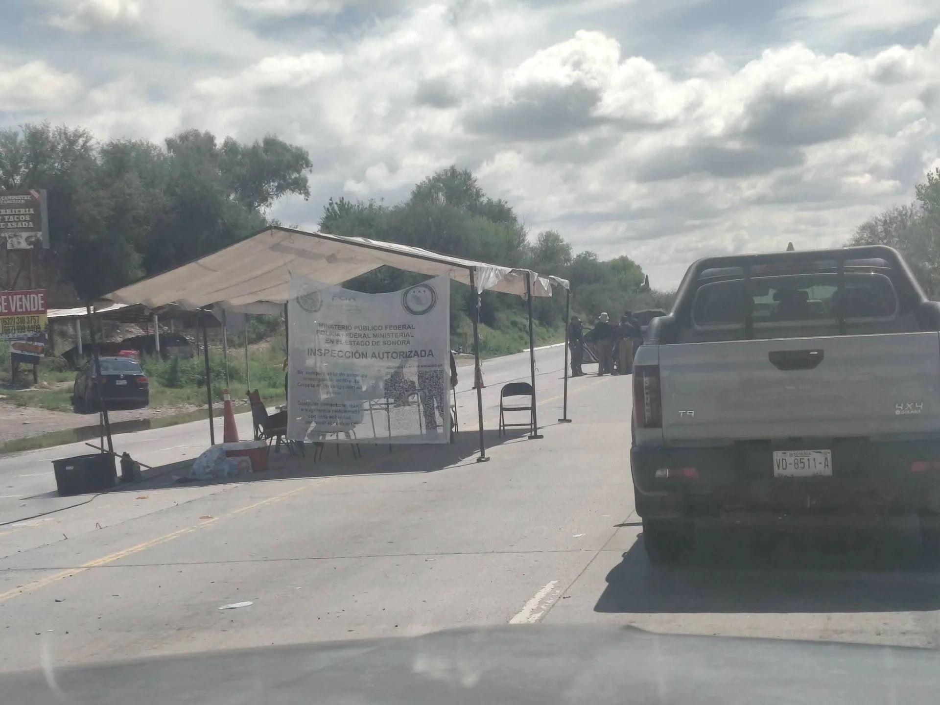 Fiscalía despliega operativo para investigar presuntos retenes ilegales en carreteras de Sonora