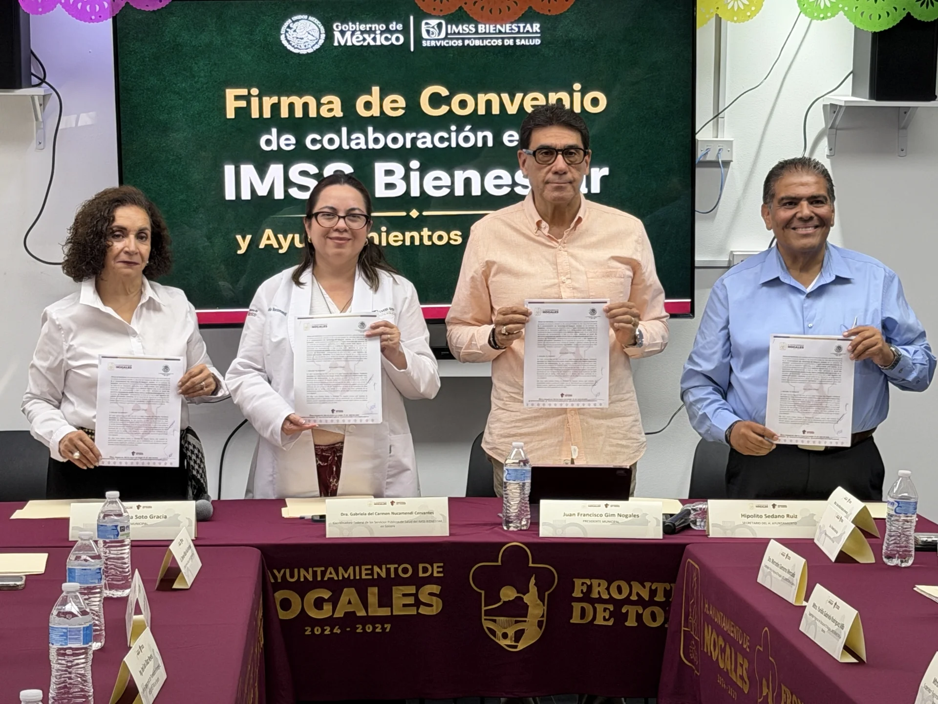 Ayuntamiento e IMSS Bienestar acuerdan ampliar atención médica gratuita en Nogales