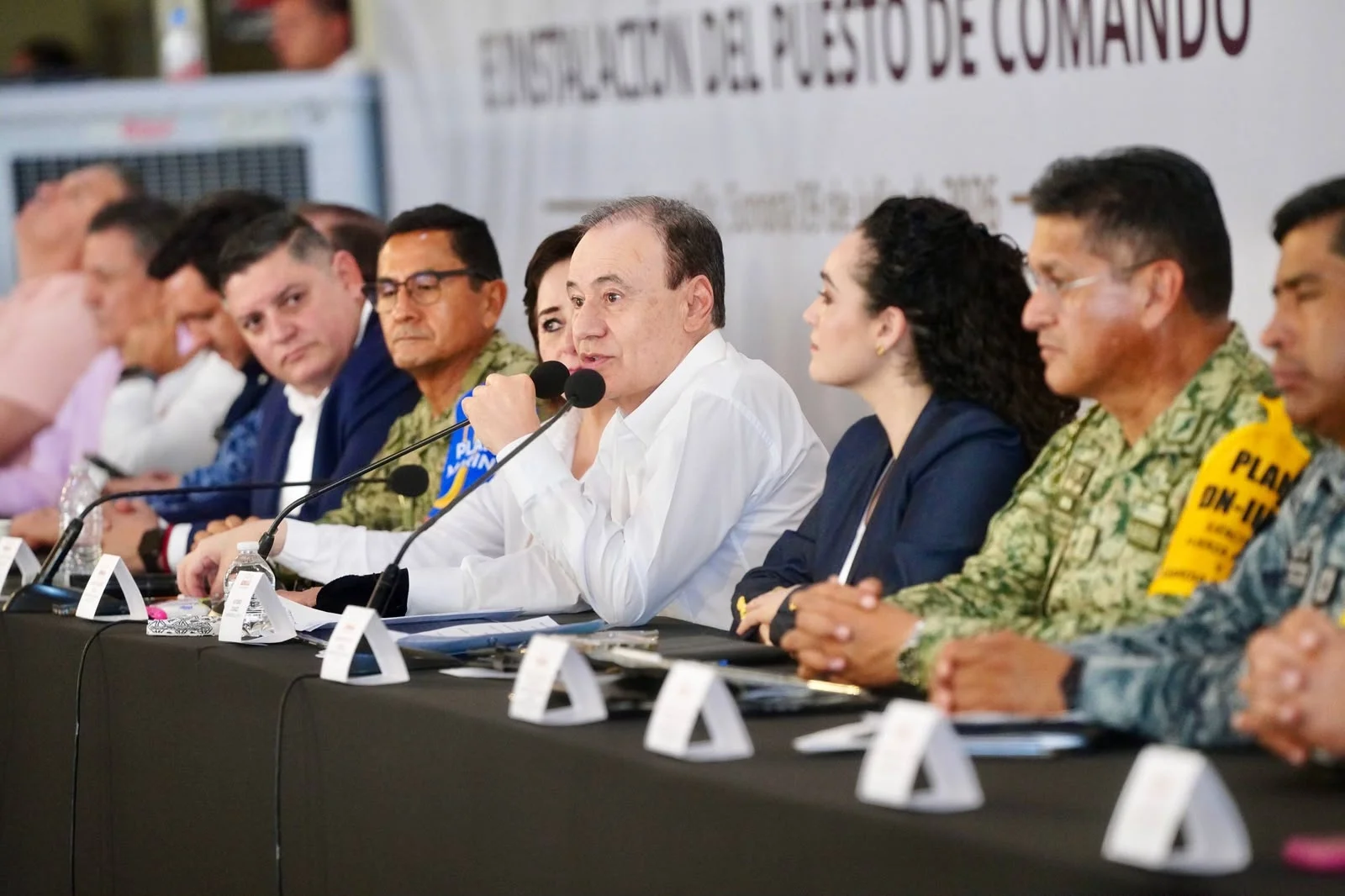 Alfonso Durazo coordina operativo preventivo ante llegada del huracán “Polo” a Sonora