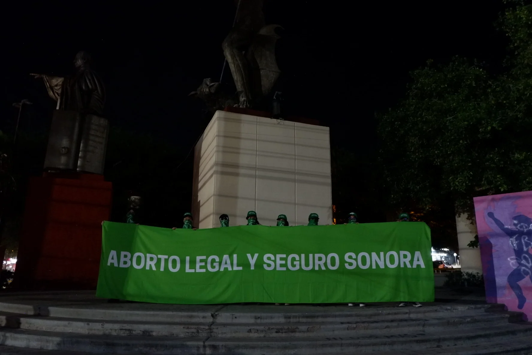 Colectivas feministas exigen en Nogales y Hermosillo avanzar hacia el aborto legal