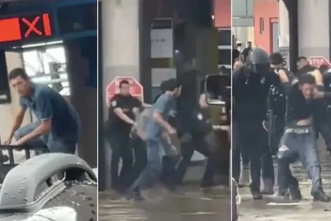Identifican a hombre detenido tras provocar movilización en garita de Nogales