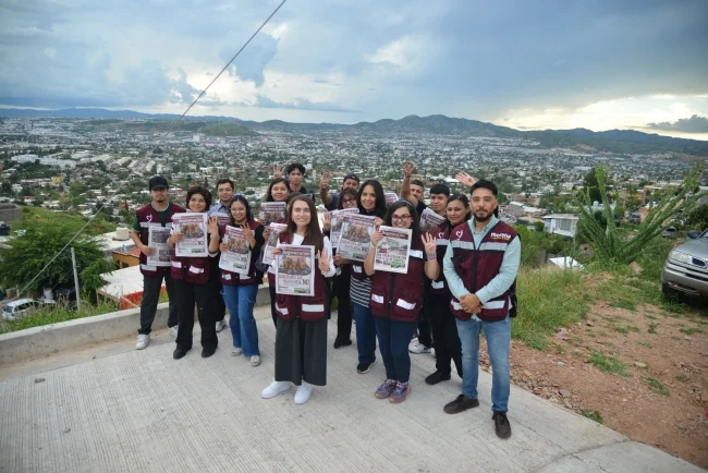 Julia Huerta continúa con los “Diálogos por la Transformación” en colonias de Nogales
