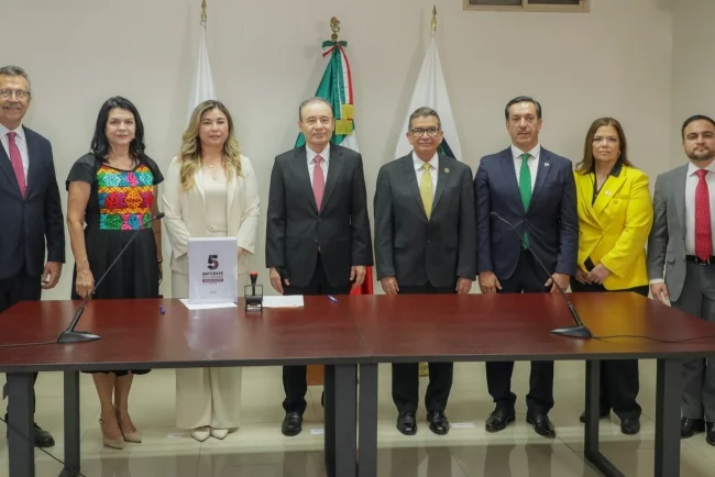 Congreso de Sonora recibe quinto informe de la administración de Alfonso Durazo