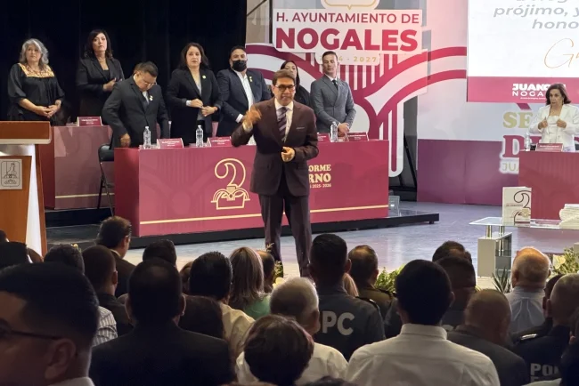 Agua, seguridad, bienestar y finanzas destacan en segundo informe de Juan Gim Nogales