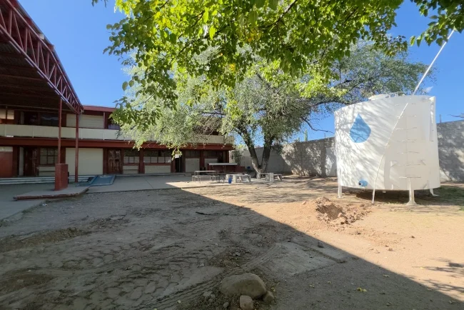 Con reserva de 35 mil litros, la Técnica 80 garantiza abasto de agua para sus alumnos