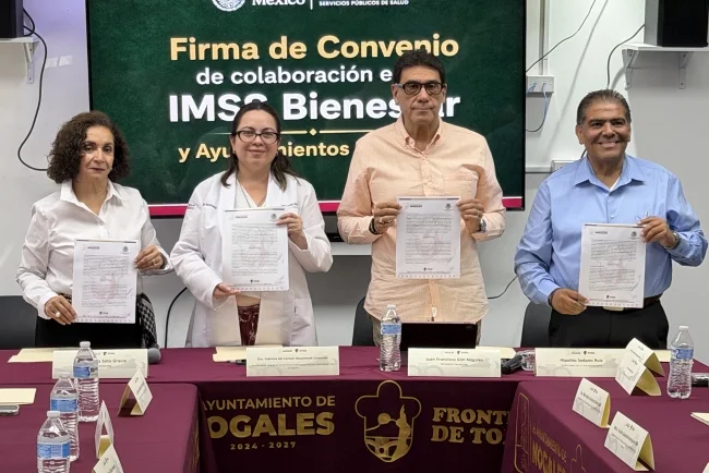 Ayuntamiento e IMSS Bienestar acuerdan ampliar atención médica gratuita en Nogales