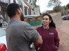 Realiza Angélica Burgos recorridos vecinales para difundir actividades de Morena