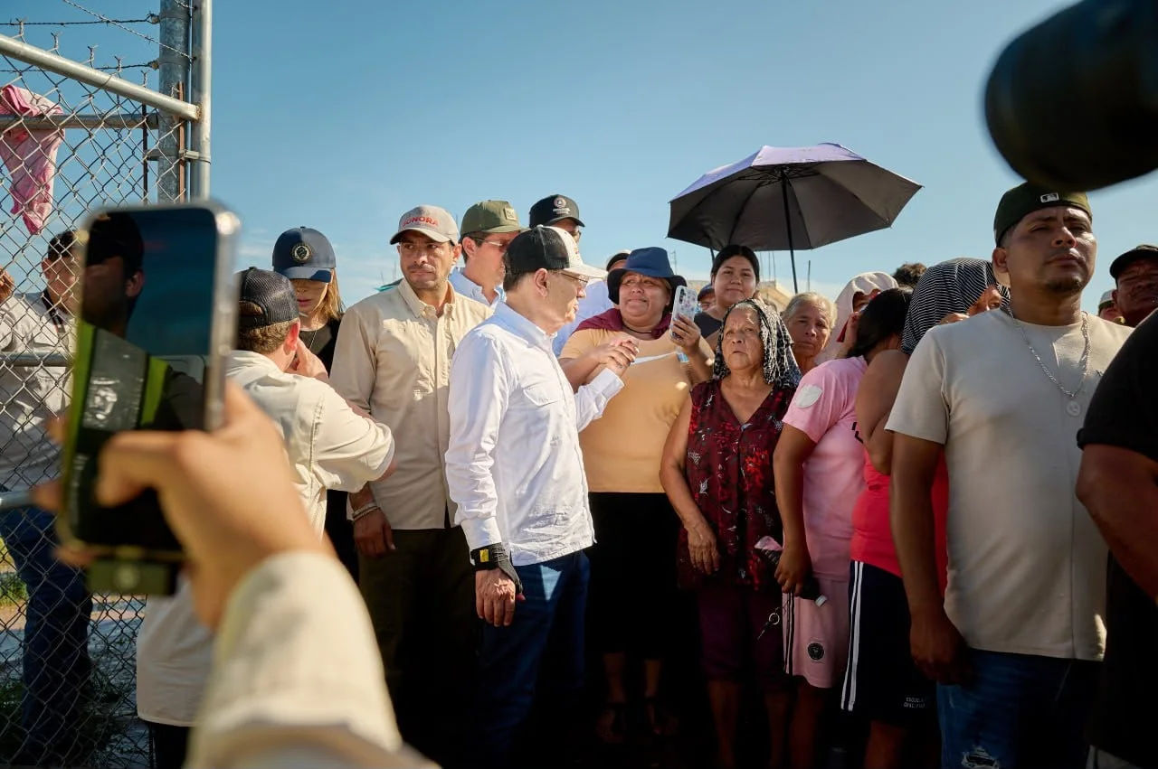 Durazo supervisa atención a zonas afectadas por ‘Polo’ en Navojoa y Guaymas